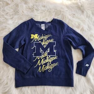 Russell Athletics Michigan University Wolverines graphic sweatshirt junior 11/13